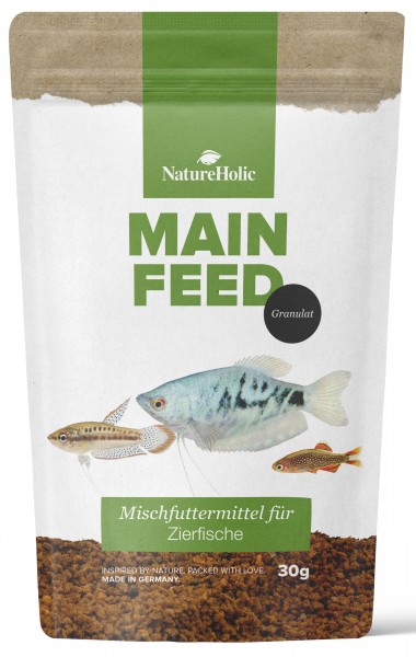 NatureHolic Main Feed - Ornamental Fish Main Feed - Soft Granules - 50ml